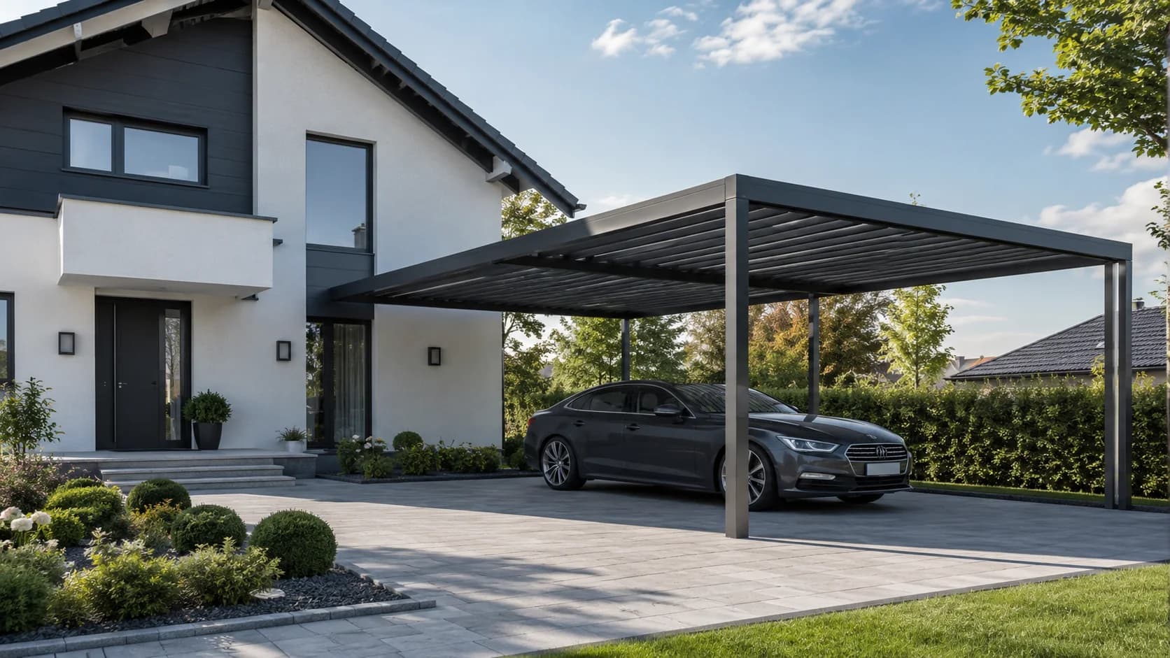 Carport aus Aluminium: Warum ein hochwertiger Carport mehr ist als nur ein Parkplatz