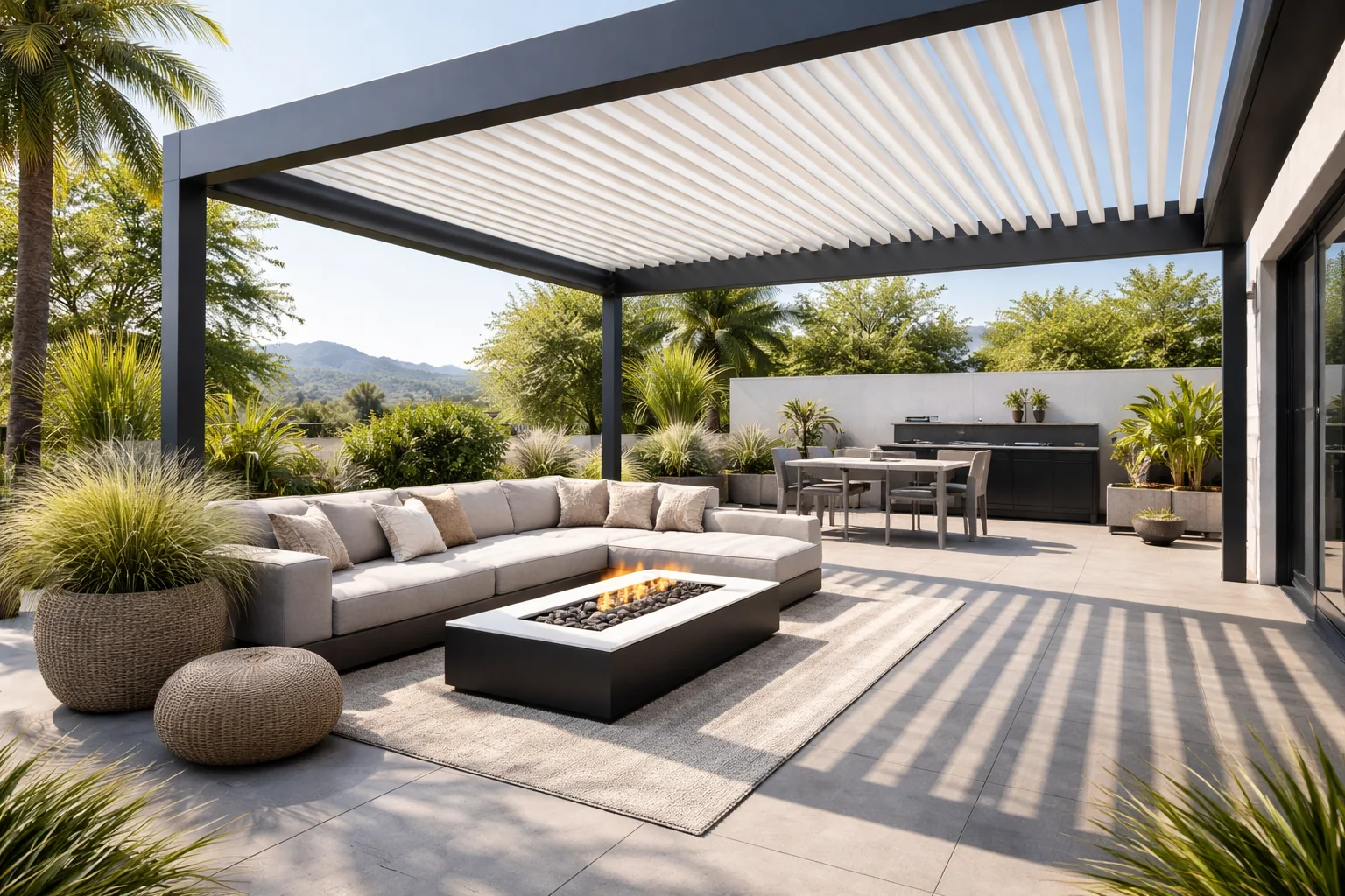 5 Ideen für moderne Terrassen mit Aluminium-Überdachung